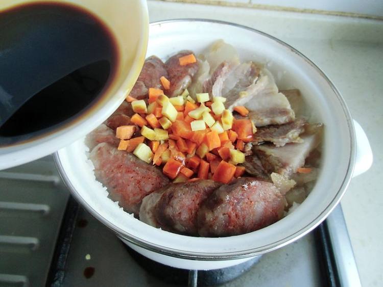 双拼煲仔饭步骤7