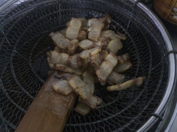 菜掓炒腊肉步骤2