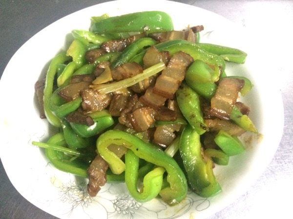 菜掓炒腊肉步骤7