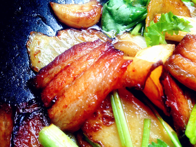 腊肉干锅土豆片步骤15