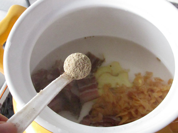 贝尖腊肉煲冬瓜步骤3