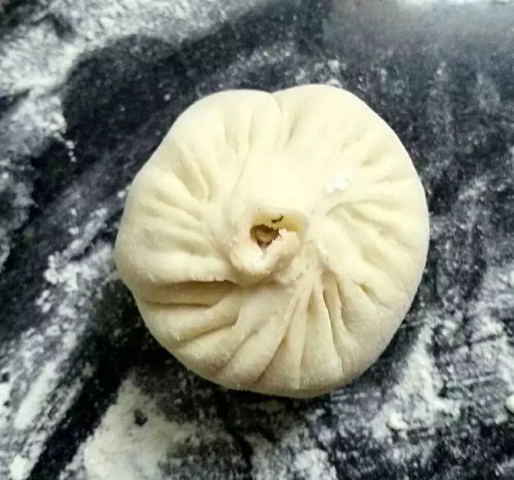 腊肉包子步骤8