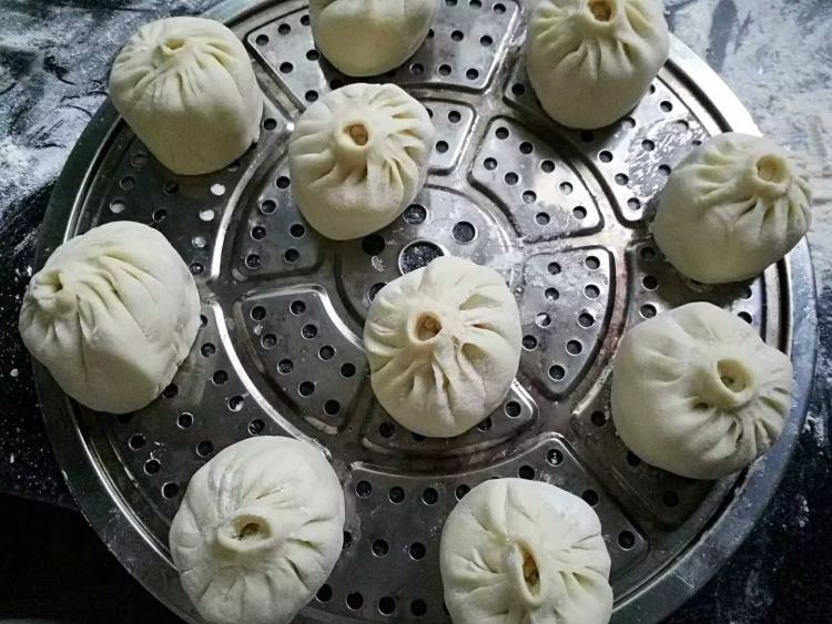 腊肉包子步骤9
