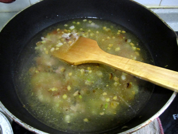 腊味肉沫豆腐汤步骤6