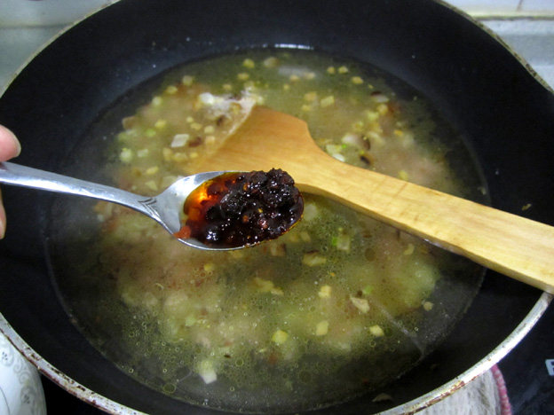腊味肉沫豆腐汤步骤7