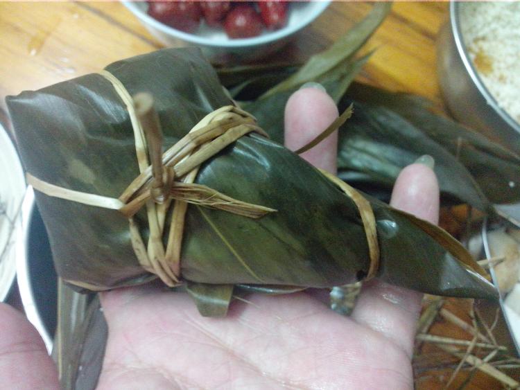 腊肉红枣粽步骤4