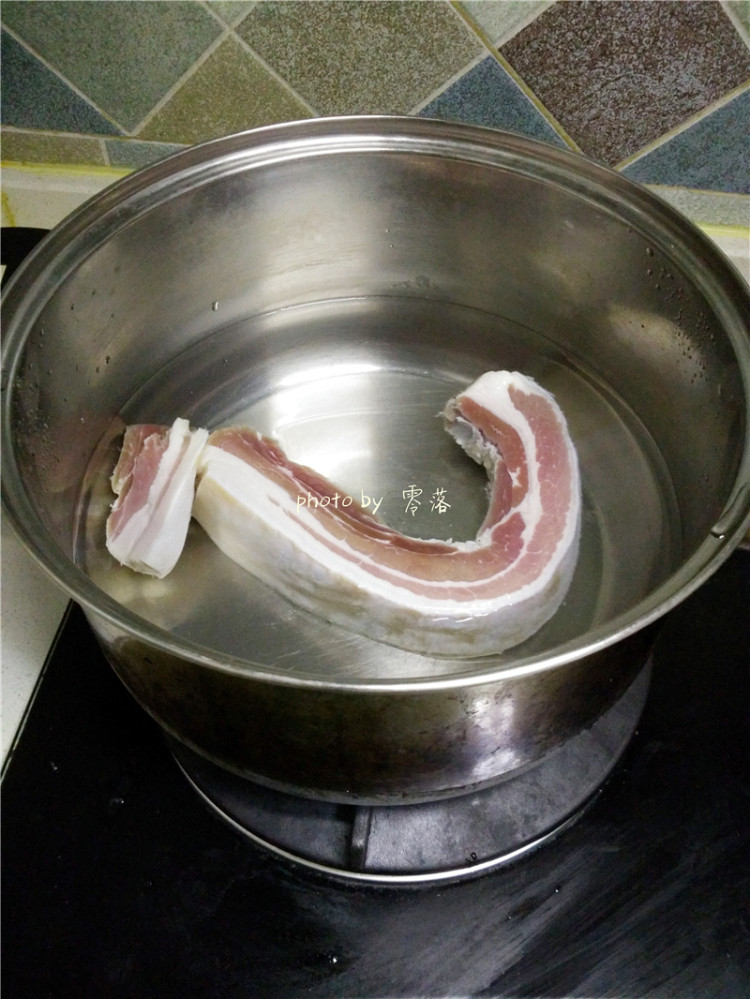 香煎腊肉步骤3