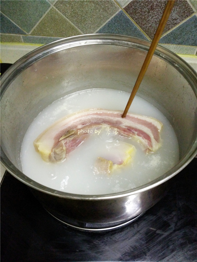 香煎腊肉步骤4