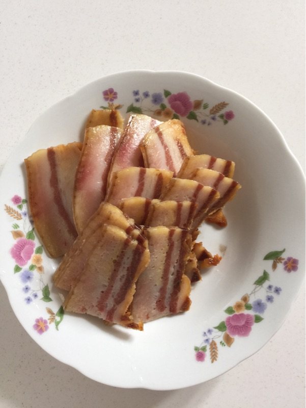 豇豆炒腊肉步骤2