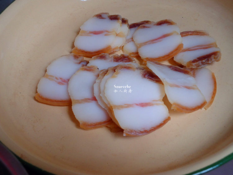 芋茎干炒腊肉步骤3