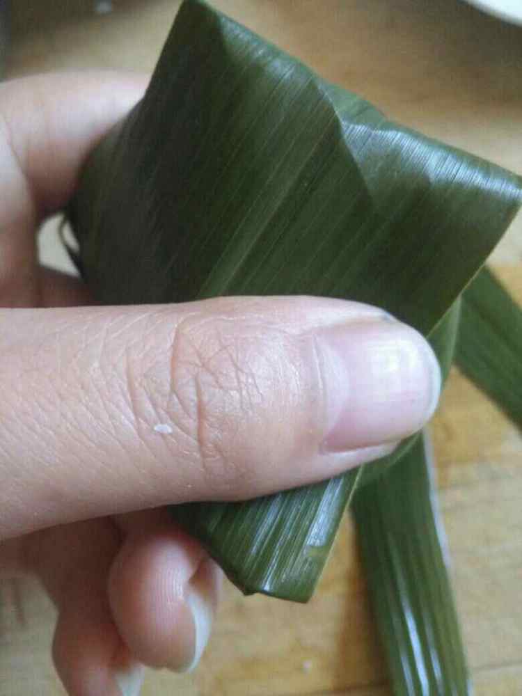 腊肉香菇粽步骤8