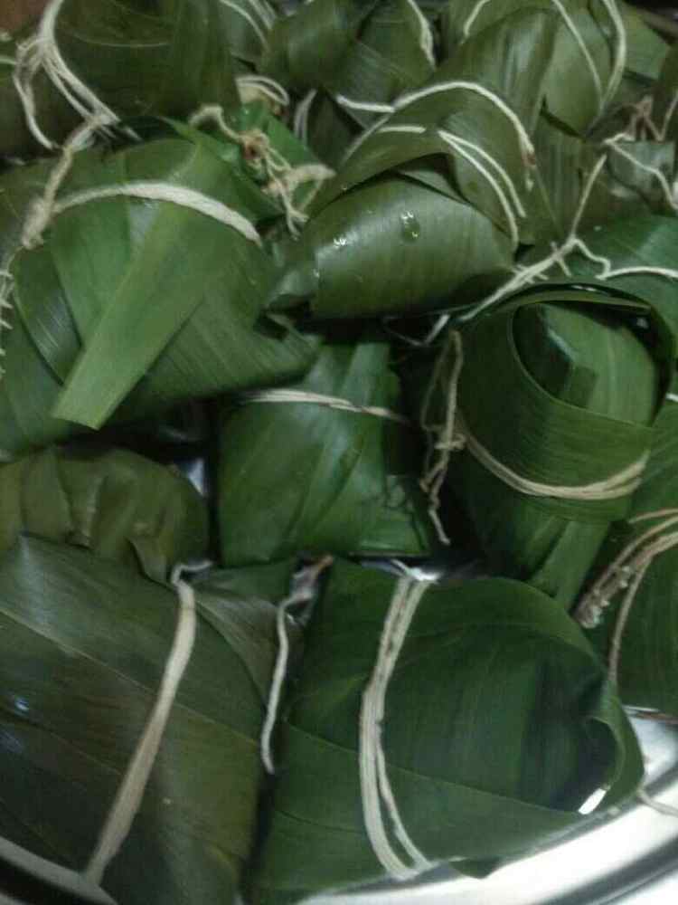 腊肉香菇粽步骤10