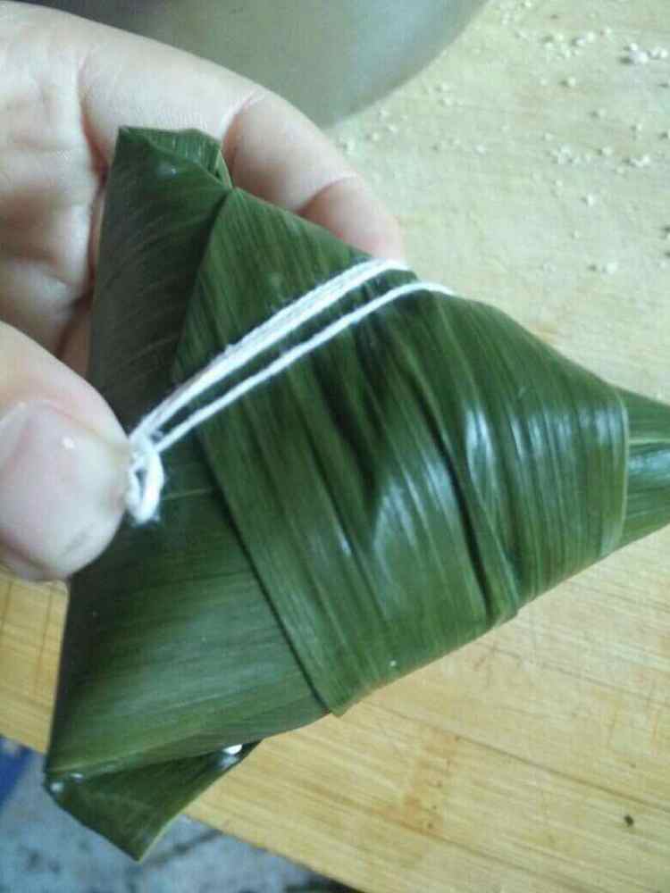 腊肉香菇粽步骤9