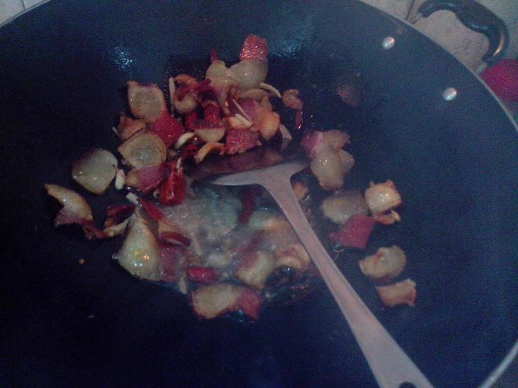 土豆炒腊肉#新鲜从这步骤4