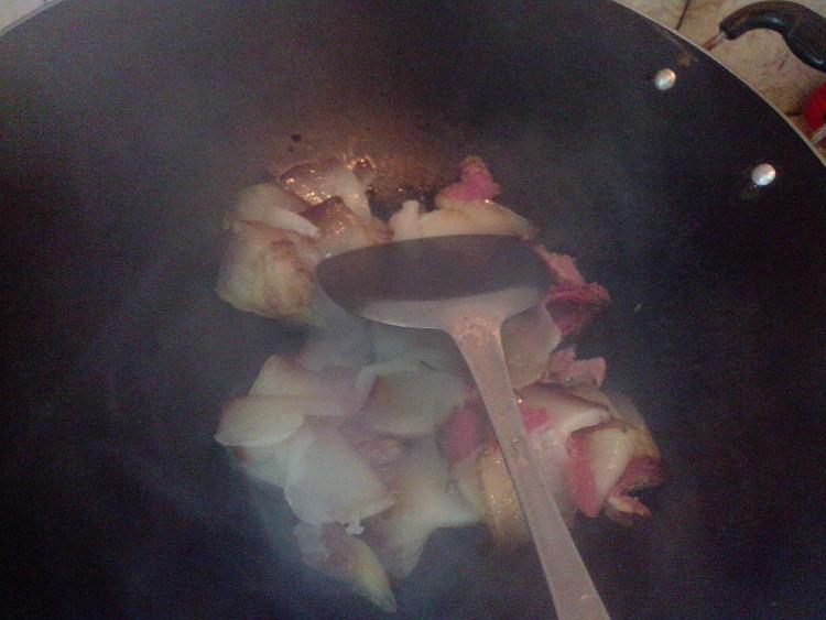 土豆炒腊肉#新鲜从这步骤3