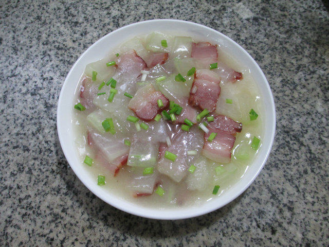 腊肉烩冬瓜步骤11