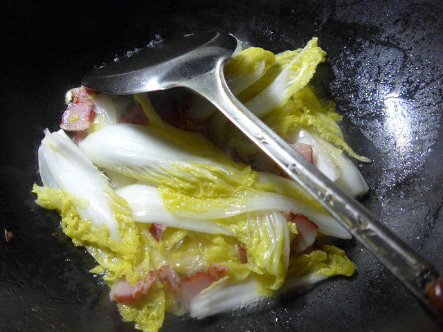 腊肉小炒步骤5