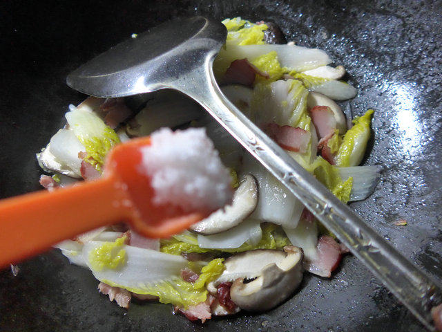 腊肉小炒步骤8