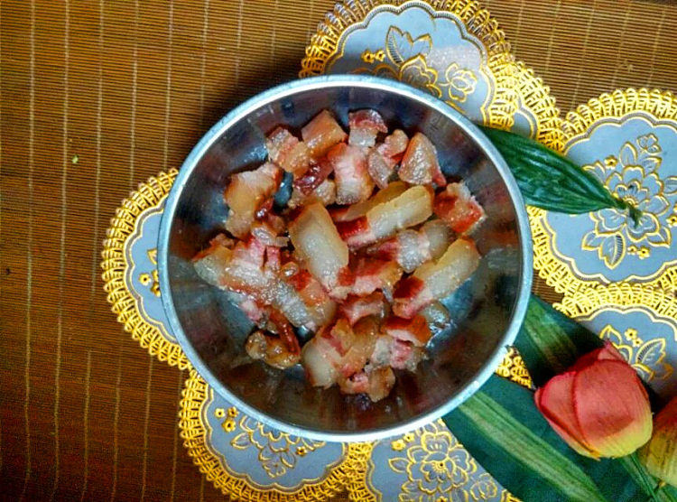 清蒸腊肉步骤4