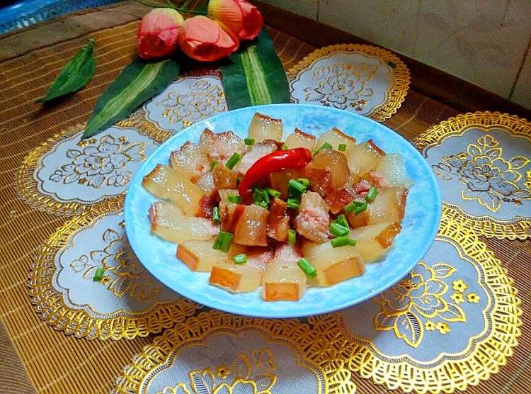 清蒸腊肉步骤5