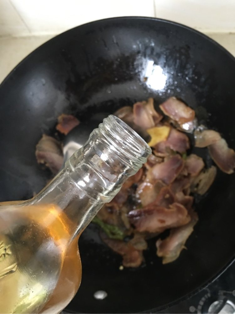 西芹腊肉步骤9