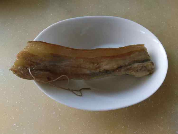 干豆角炒腊肉步骤1