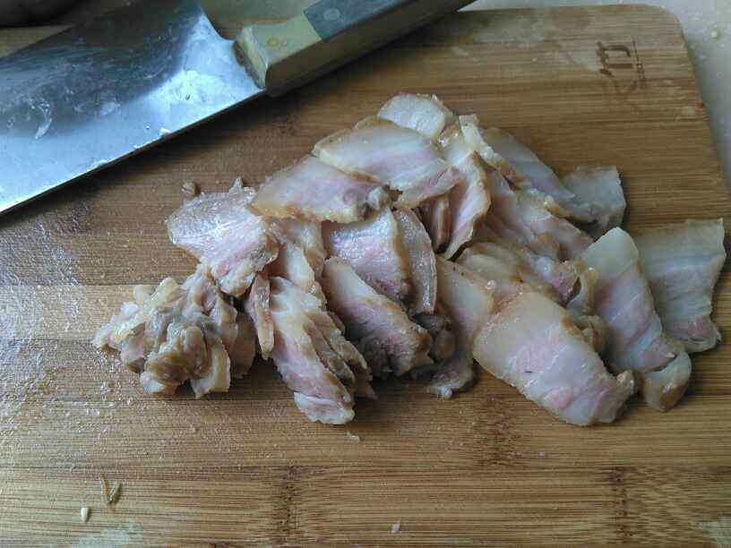 干豆角炒腊肉步骤3