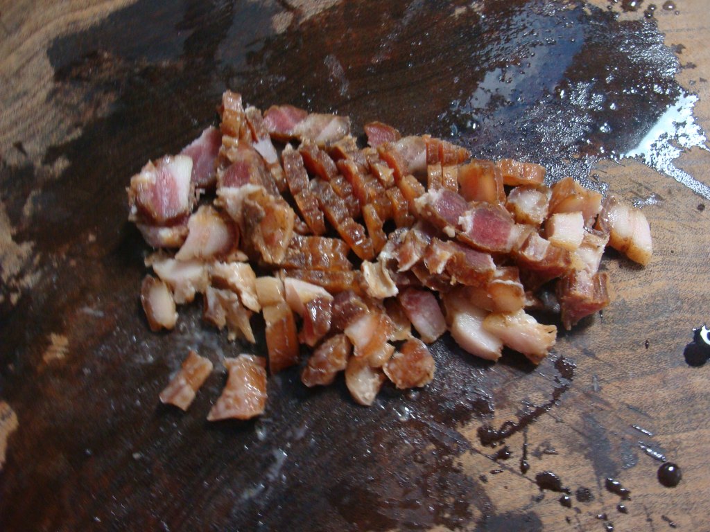 南瓜腊肉焖饭步骤4