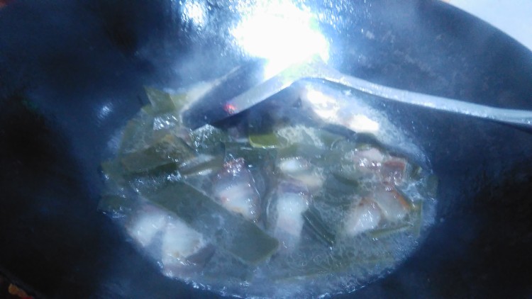 土豆烧海带步骤4