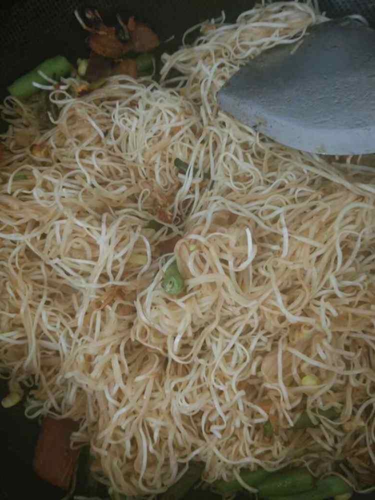 腊肉豆角蒸面步骤9