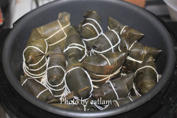 [手工美食]腊肉咸蛋杂步骤13