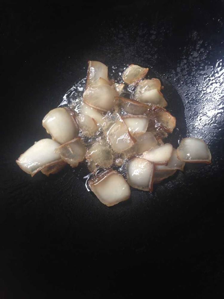 豆角炒腊肉步骤4