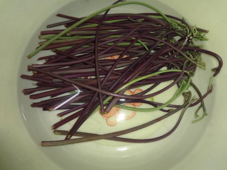 蕨菜炒腊肉步骤2