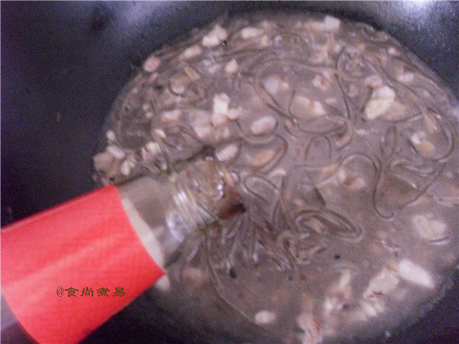 腊肉蒜蓉豉香粉条步骤9