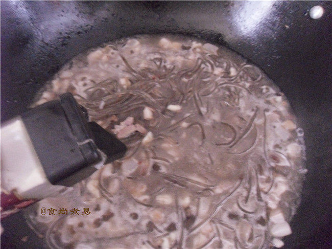 腊肉蒜蓉豉香粉条步骤10