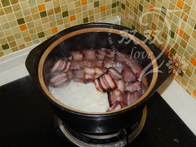 自制腊肉饭步骤5