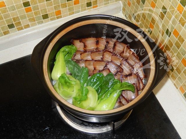 自制腊肉饭步骤8