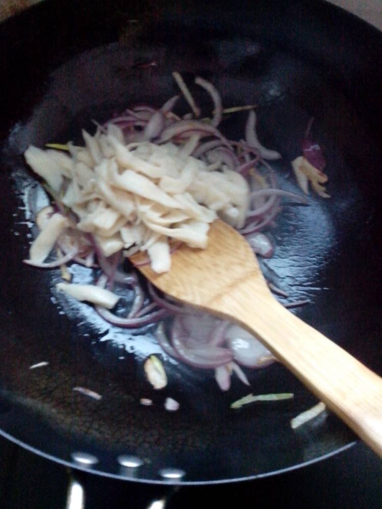 杏鲍菇腊肉饭步骤10