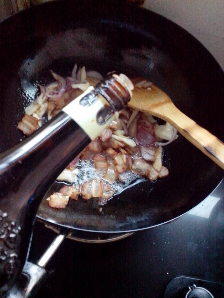 杏鲍菇腊肉饭步骤12