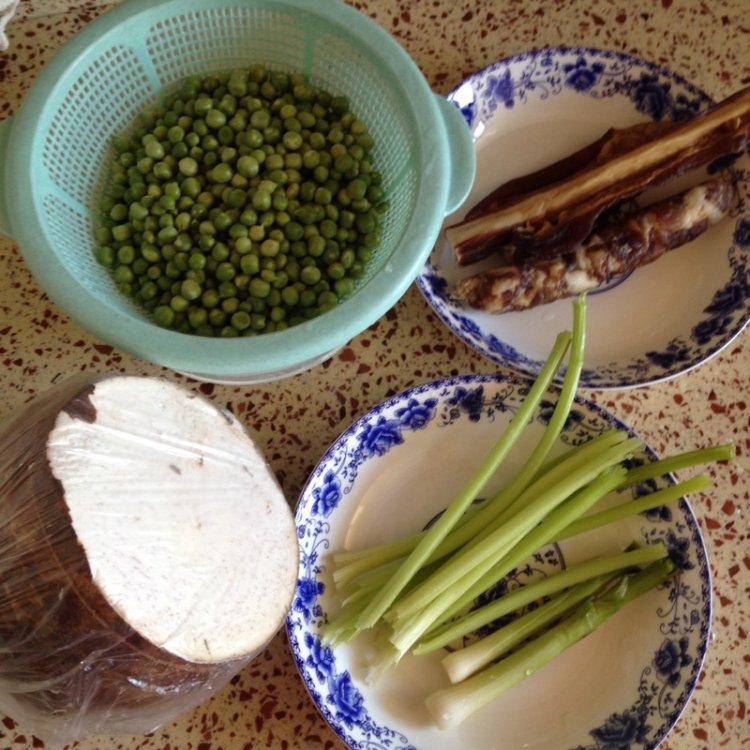 麦豆腊味焖饭步骤2