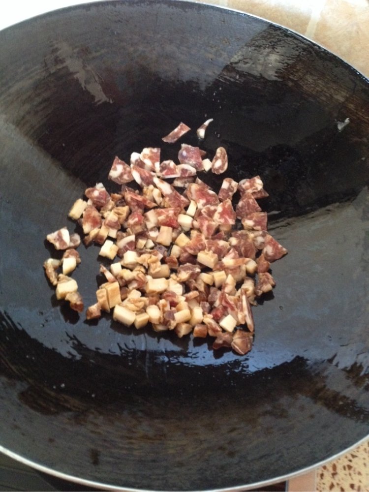 麦豆腊味焖饭步骤7