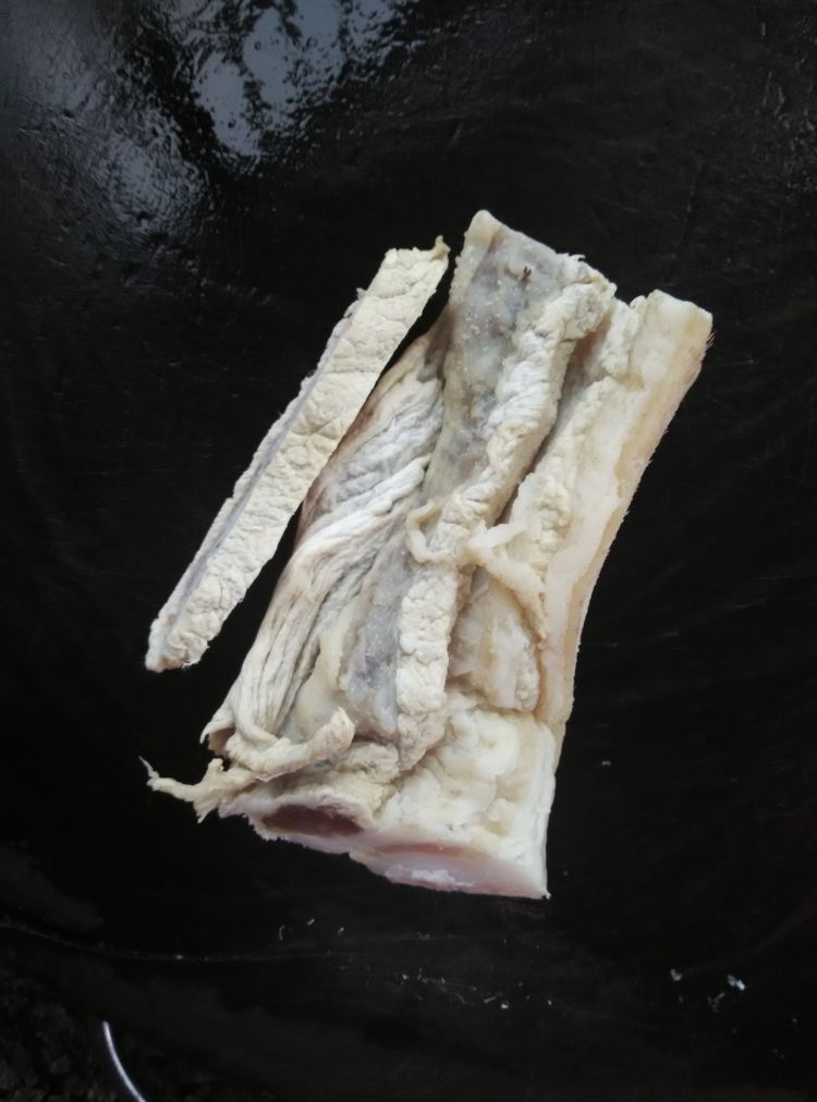 荞炒腊肉步骤1
