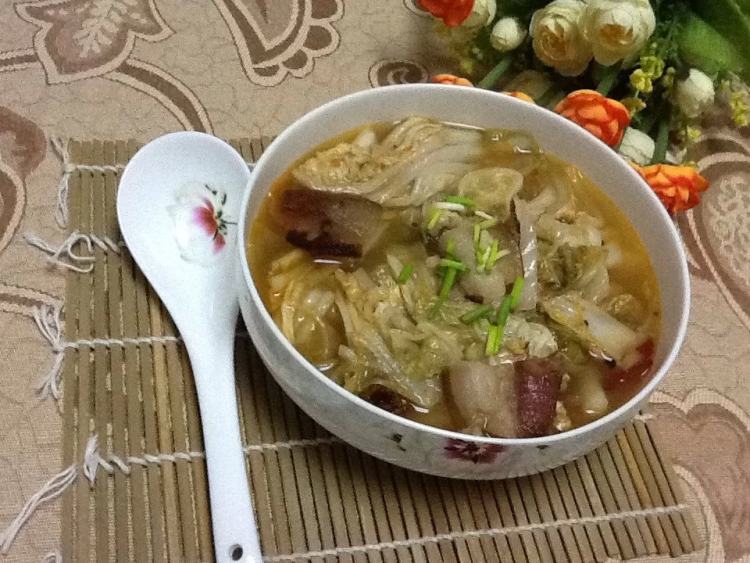 腊肉酸菜步骤6