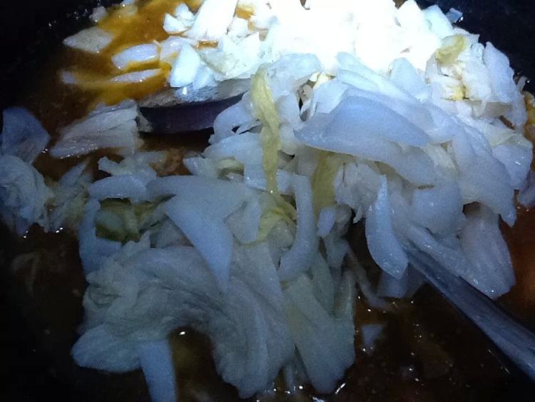 腊肉酸菜步骤5