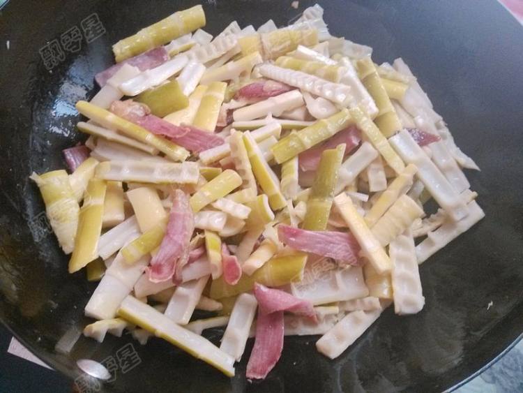 雪菜腊肉春笋步骤9