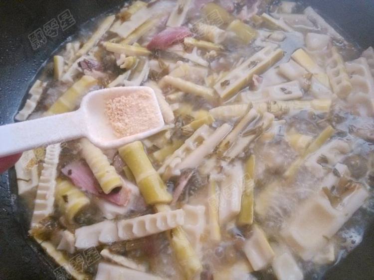 雪菜腊肉春笋步骤13