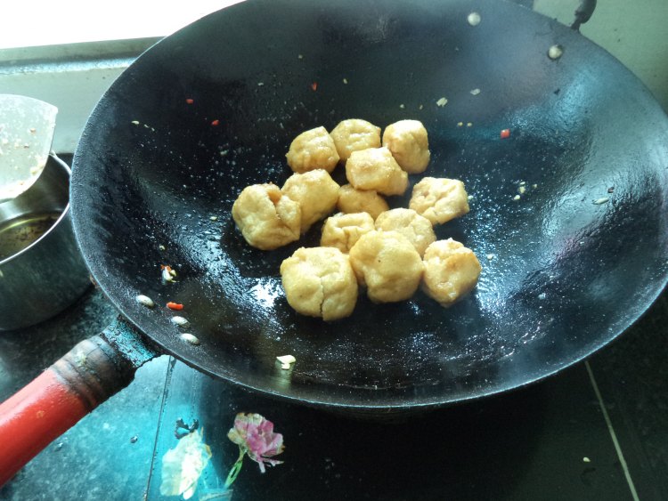 干豆角蒸油豆腐步骤4