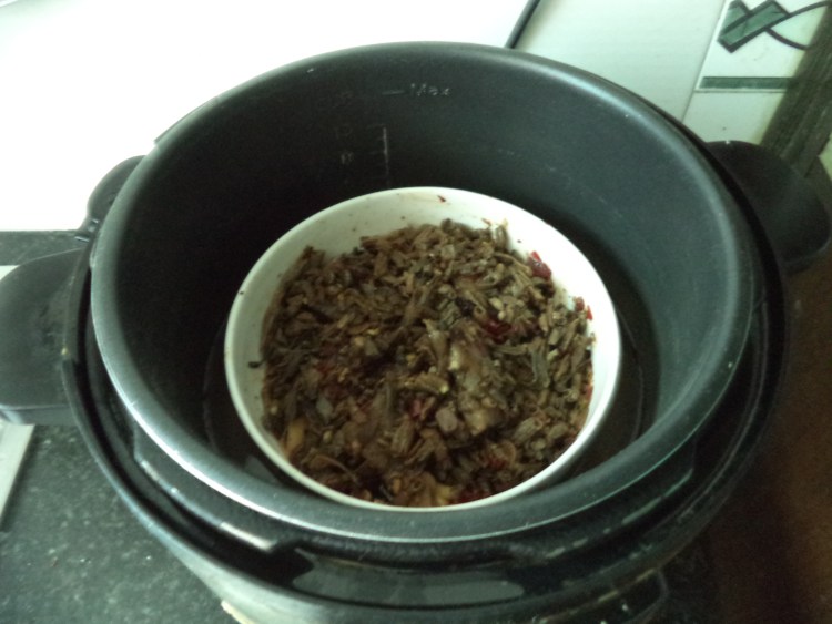 干豆角蒸油豆腐步骤8
