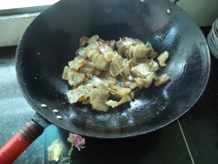 干蒸酸辣腊肉步骤2