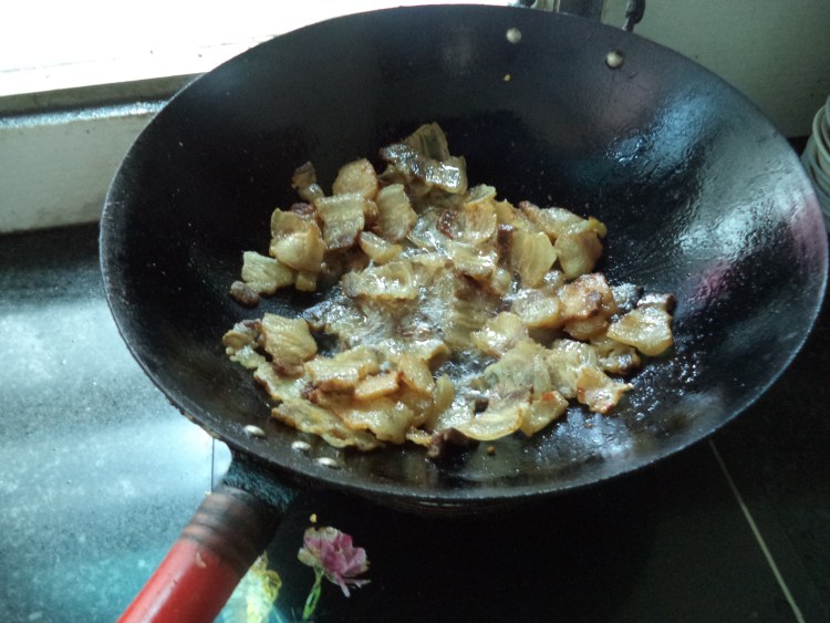 干蒸酸辣腊肉步骤3